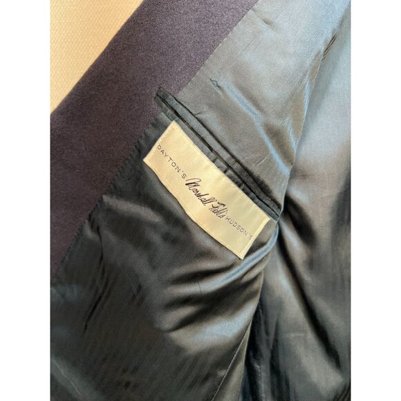 Bill Blass Men's Notch Collar 2-Button Blazer Sports Coat 40R Blue Long Sleeve - Picture 4 of 13